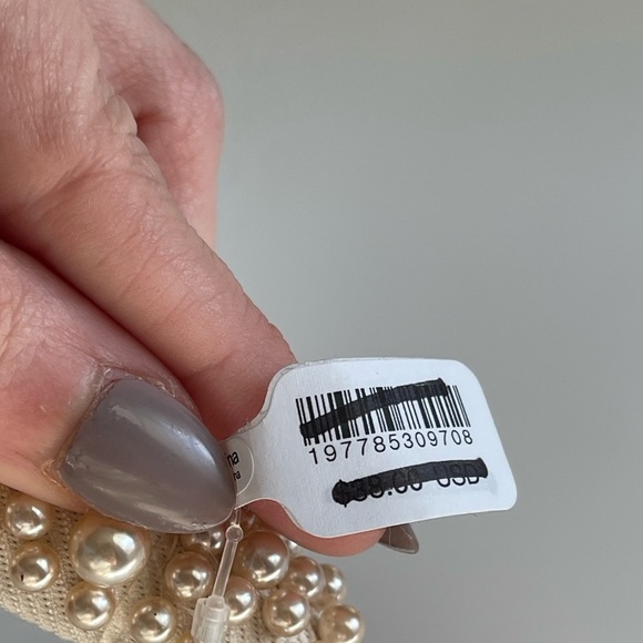 Free People Pearl Queen Headband Ivory One Size Bridal Headband - Picture 3 of 5